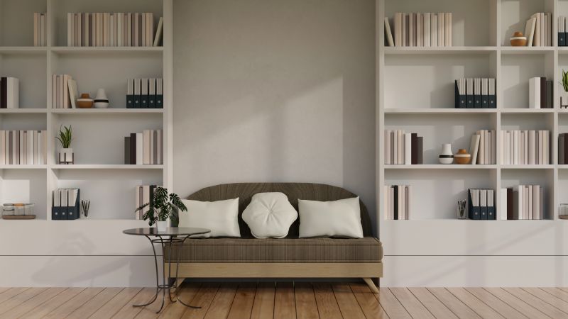 Built In Bookcase Installation in Durham, NC