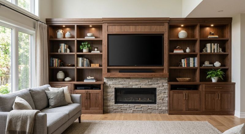 Built In Tv Cabinetry in Annapolis, MD
